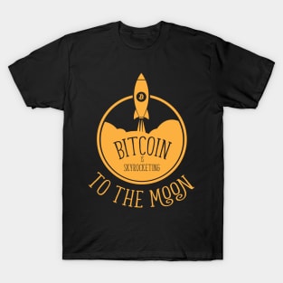 bitcoin to the moon T-Shirt